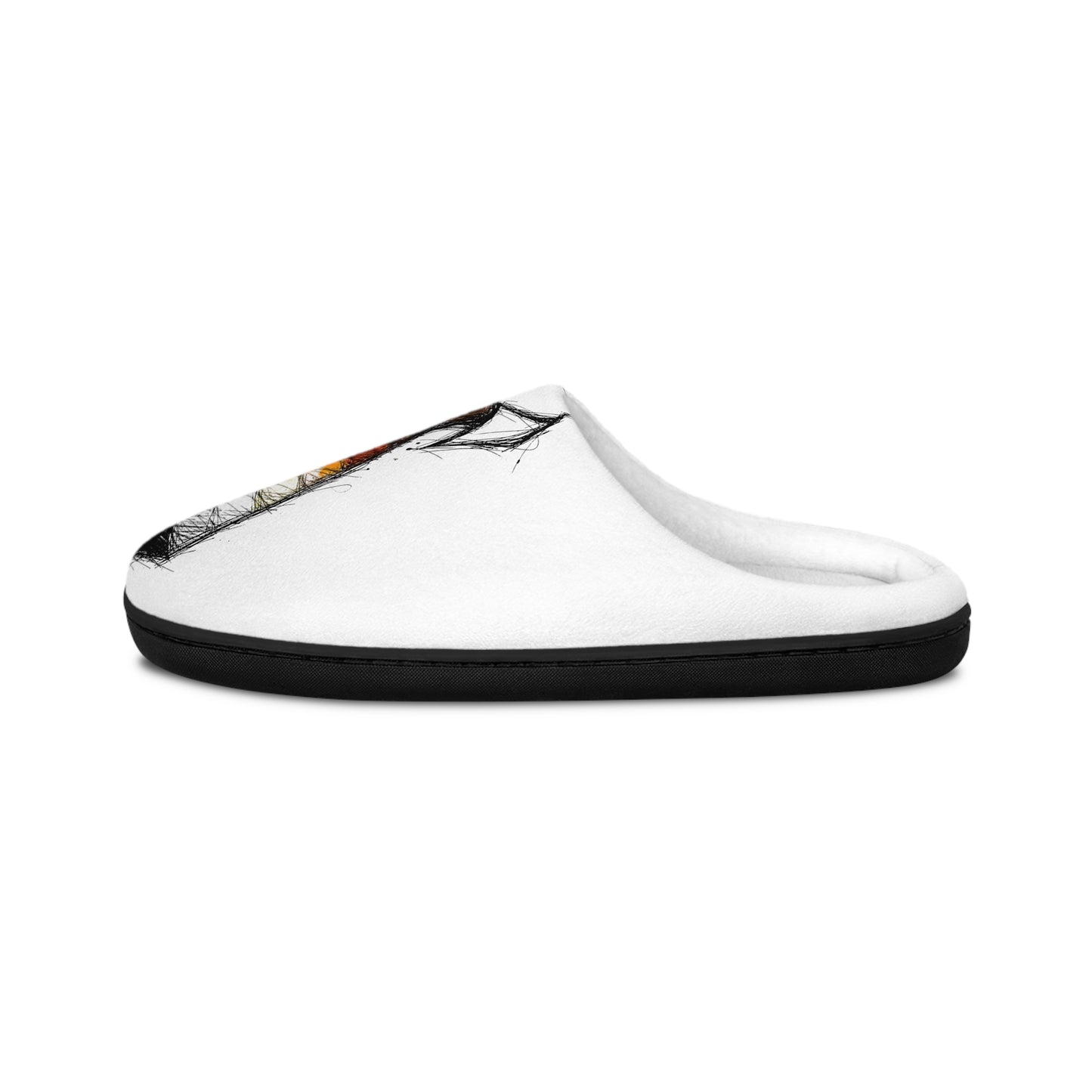 Brilliant Bear Pride Necktie Graphic House Slippers