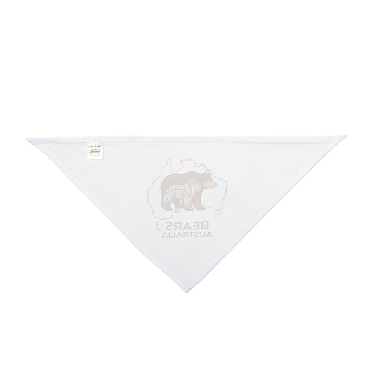 Trendy Bears Australia Map Graphic Dog Bandana