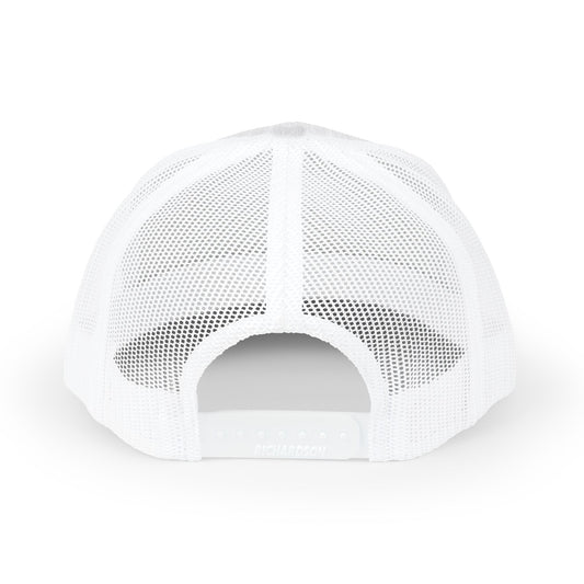 Classic White Bear Pride Graphic Mesh Cap