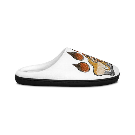 Traditional White Animal Pride Lounge Slippers