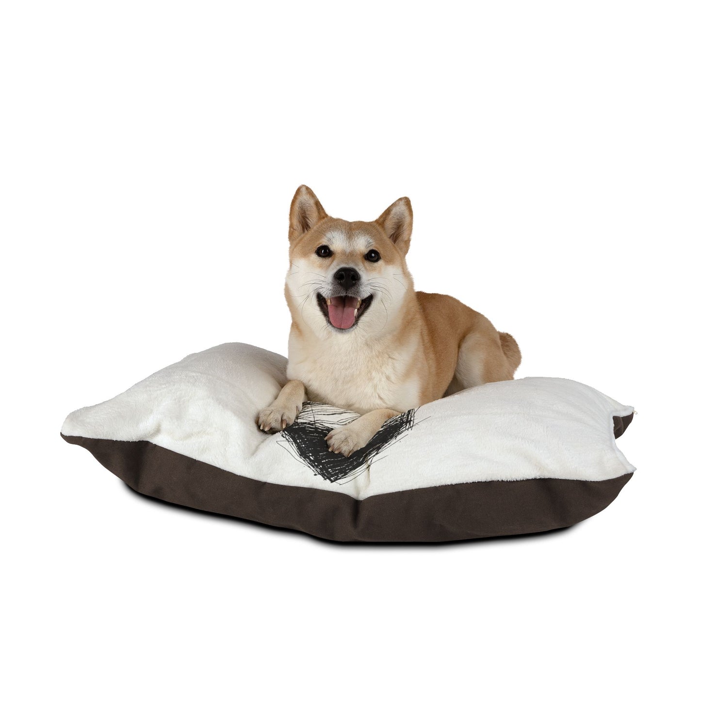 Brilliant Bear Pride Necktie Graphic Pet Bed Pillow