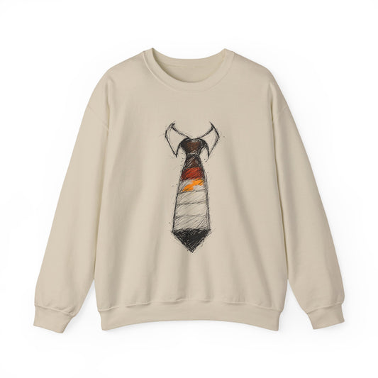 Enchanting Striped Necktie Pride Graphic Top
