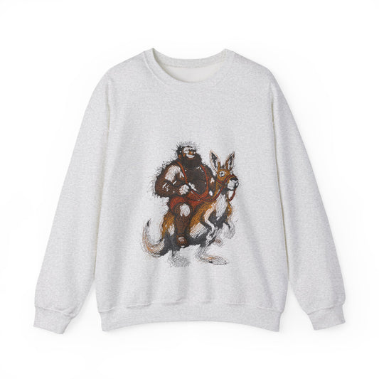 Supreme Bear Kangaroo Graphic Crewneck Sweatshirt