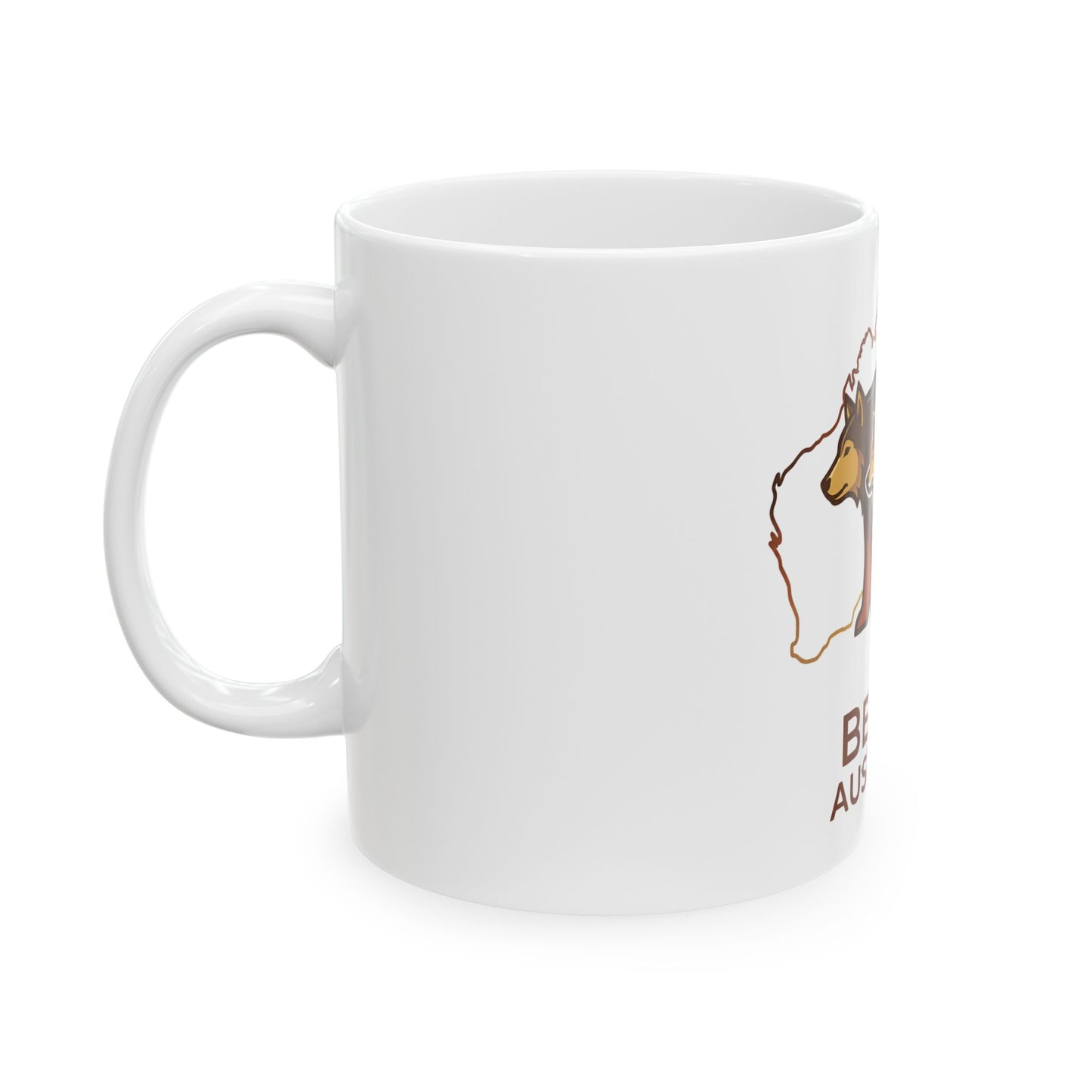 Celestial White Australian Bear Pride Mug