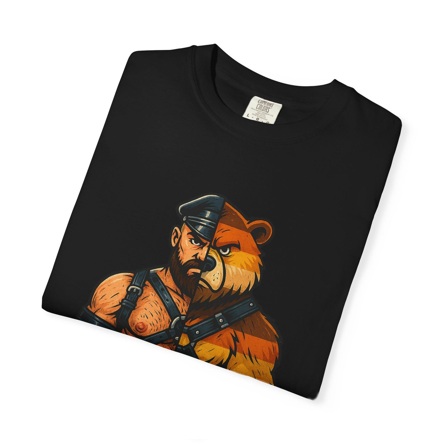 Celeste Bear Brotherhood Split Graphic T-Shirt