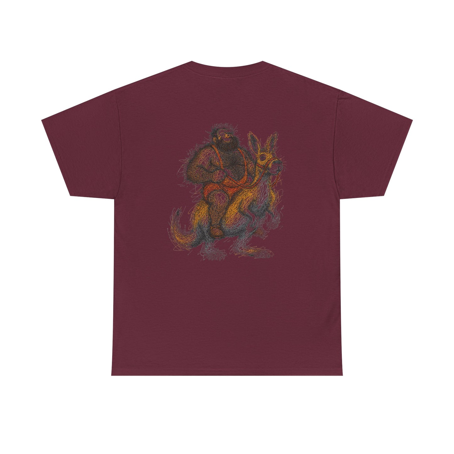 Supreme Bear Kangaroo Graphic T-Shirt