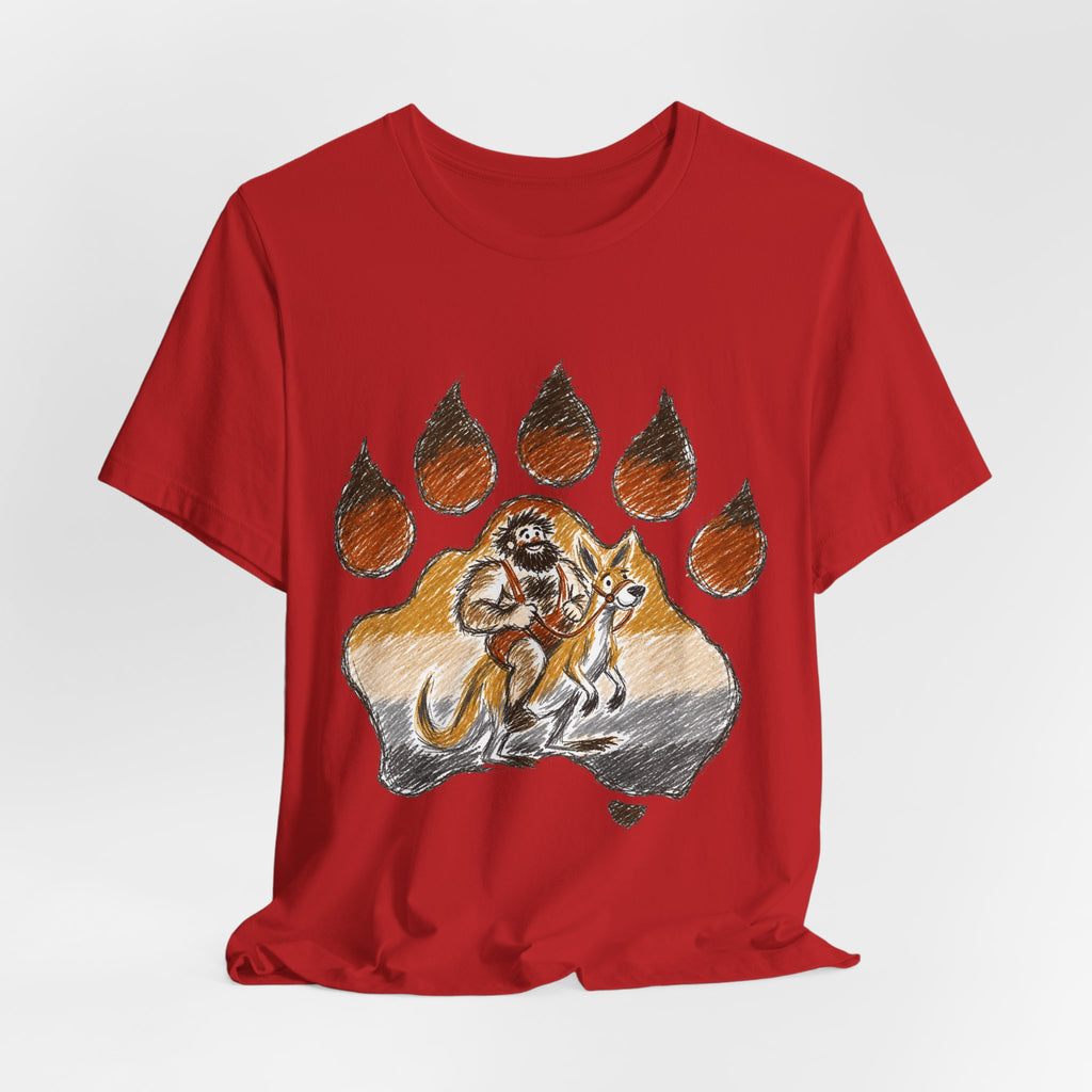 Bear Paw Adventure Tee — Mountain Camper Graphic T-Shirt