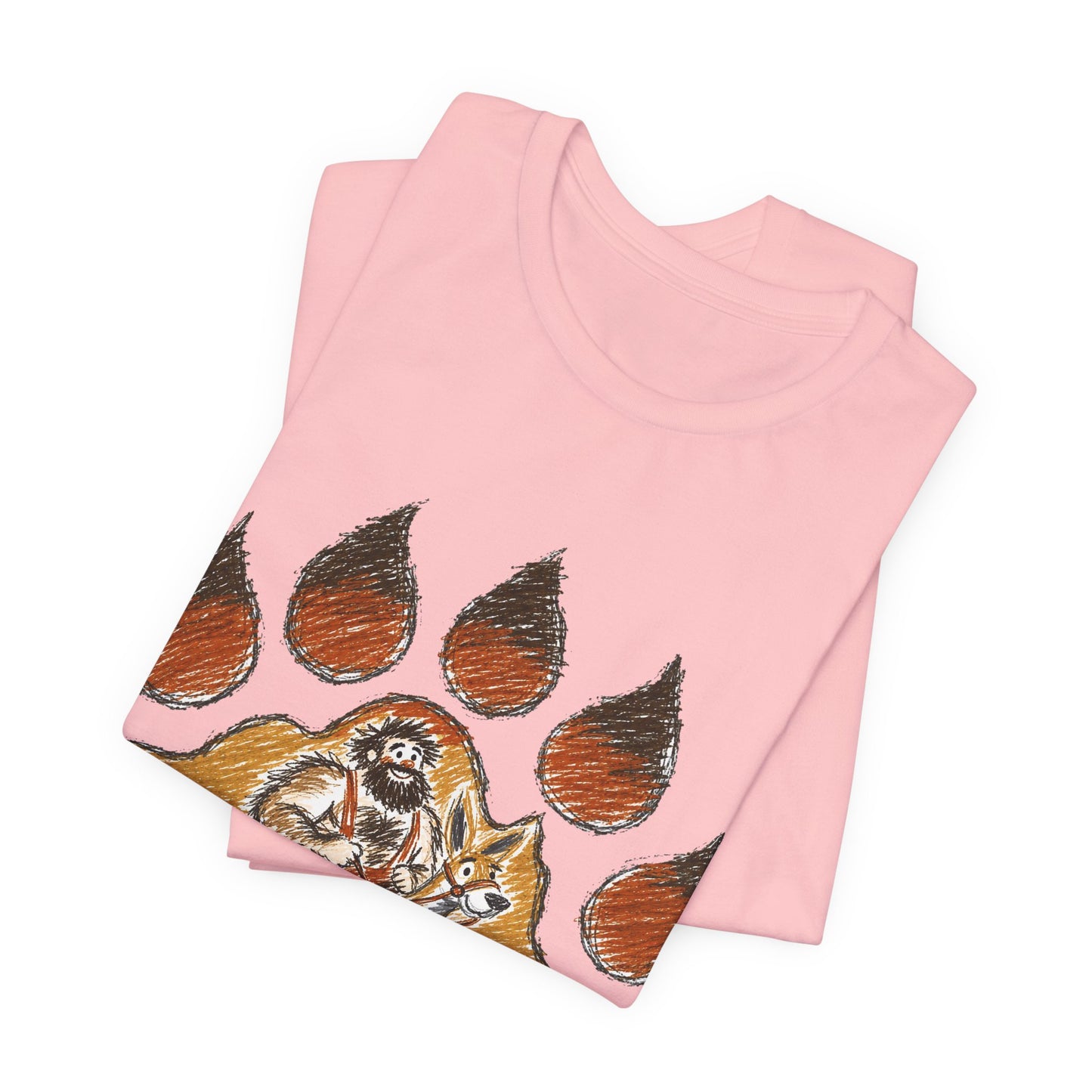Bear Paw Adventure Tee — Mountain Camper Graphic T-Shirt