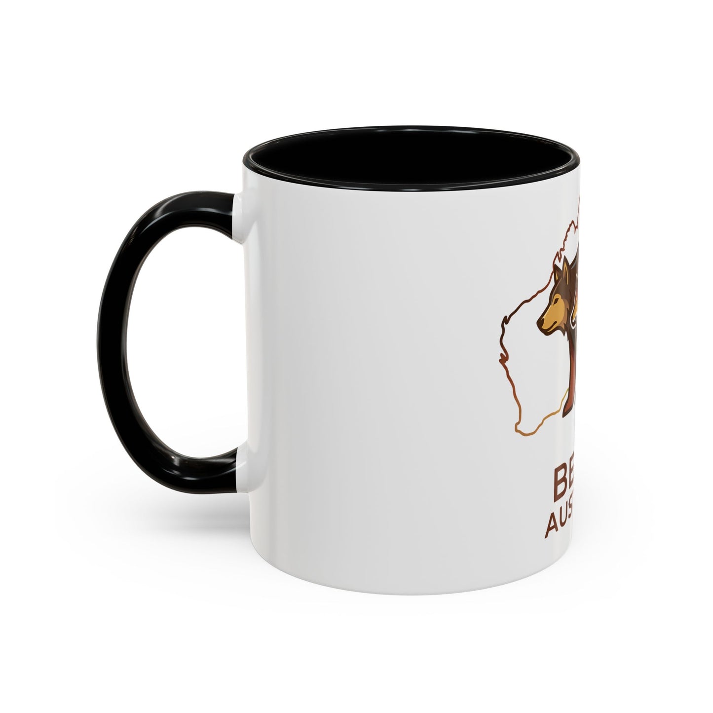 Astral Bears Australia Map Pride Two-Tone Coffee Mug