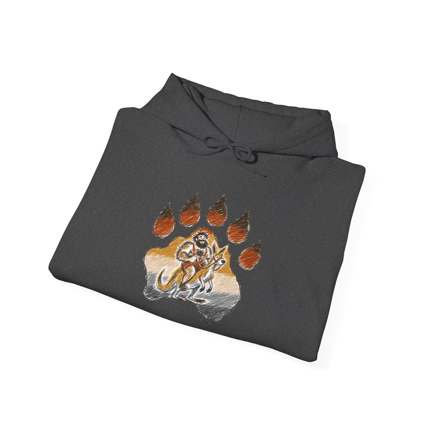 Trendy Australian Mascot Print Pullover Hoodie