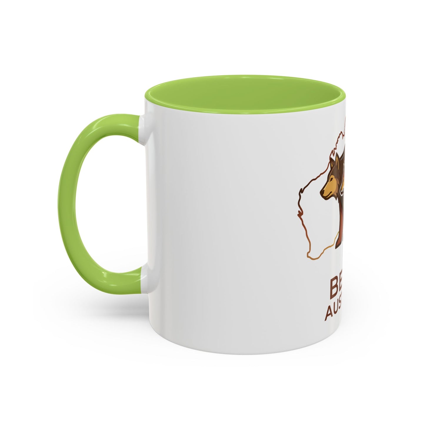 Astral Bears Australia Map Pride Two-Tone Coffee Mug