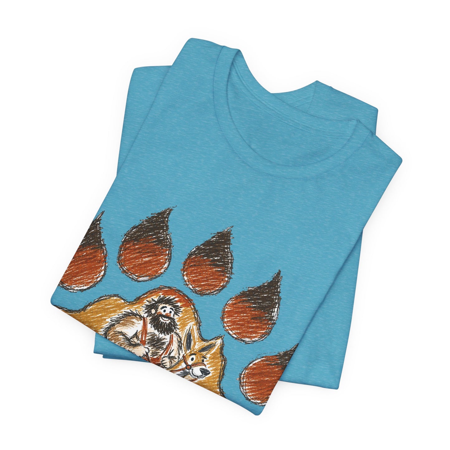 Bear Paw Adventure Tee — Mountain Camper Graphic T-Shirt