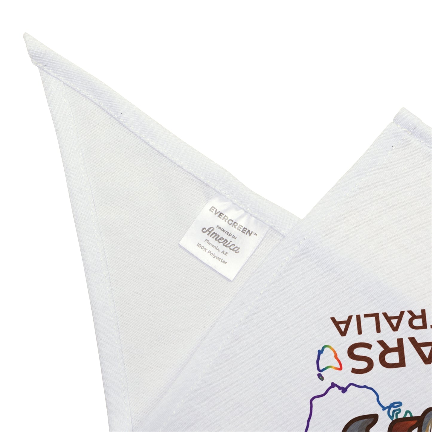 Trendy Bears Australia Map Graphic Dog Bandana