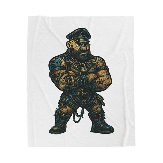 Modern Bear Pride Print Throw Blanket