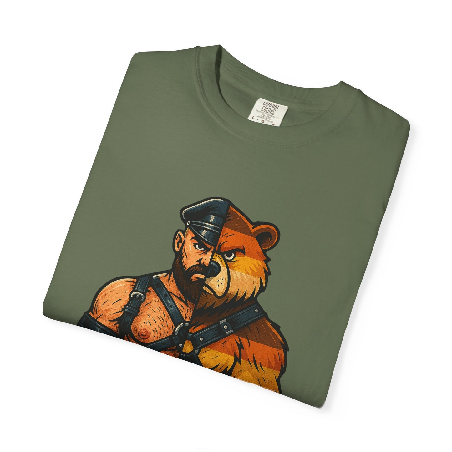 Celeste Bear Brotherhood Split Graphic T-Shirt