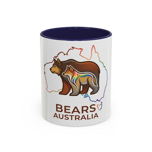 Astral Bears Australia Map Pride Two-Tone Coffee Mug