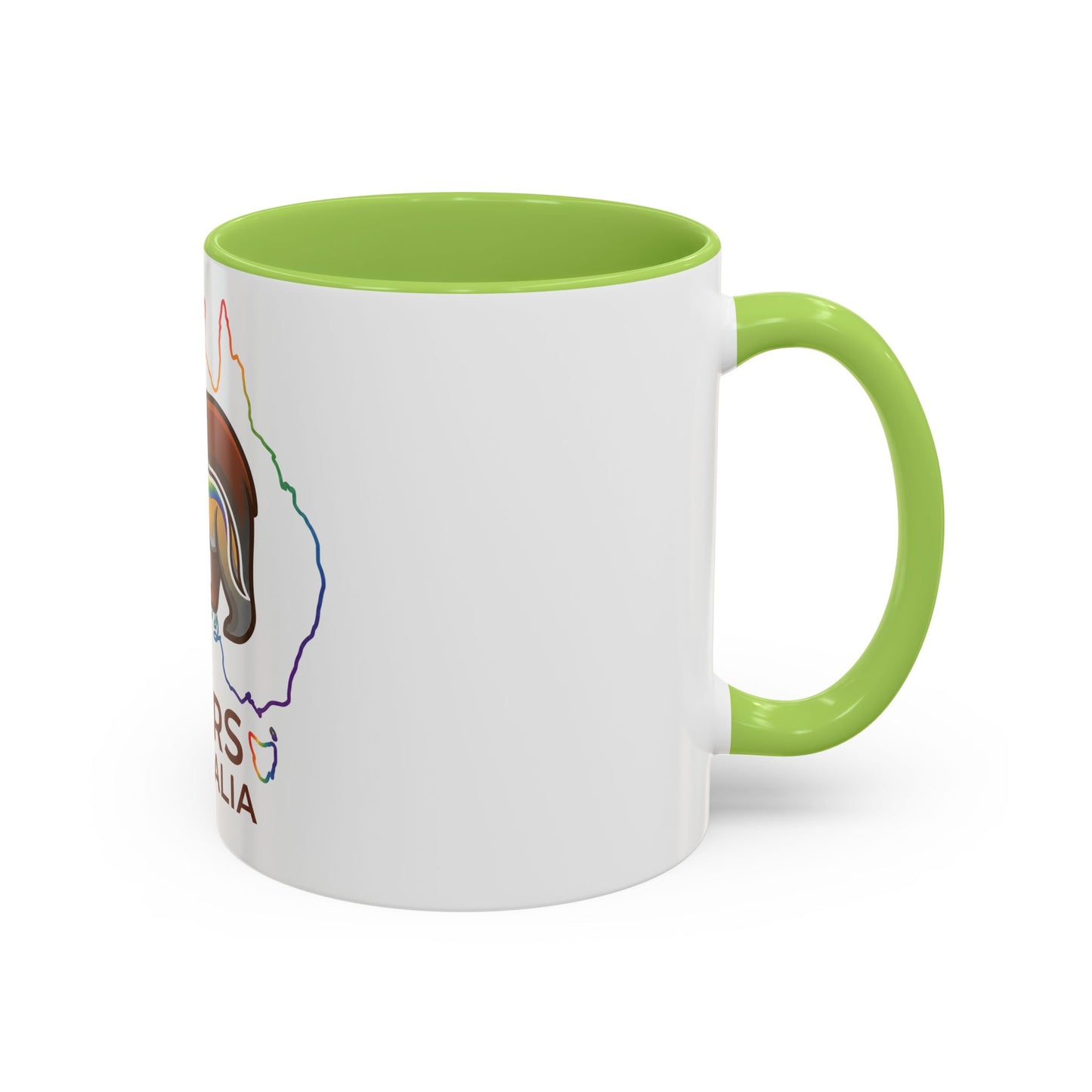 Astral Bears Australia Map Pride Two-Tone Coffee Mug