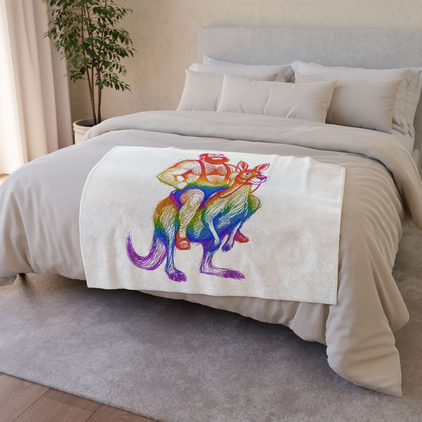 Prime Down Under Mascot Lounge Blanket