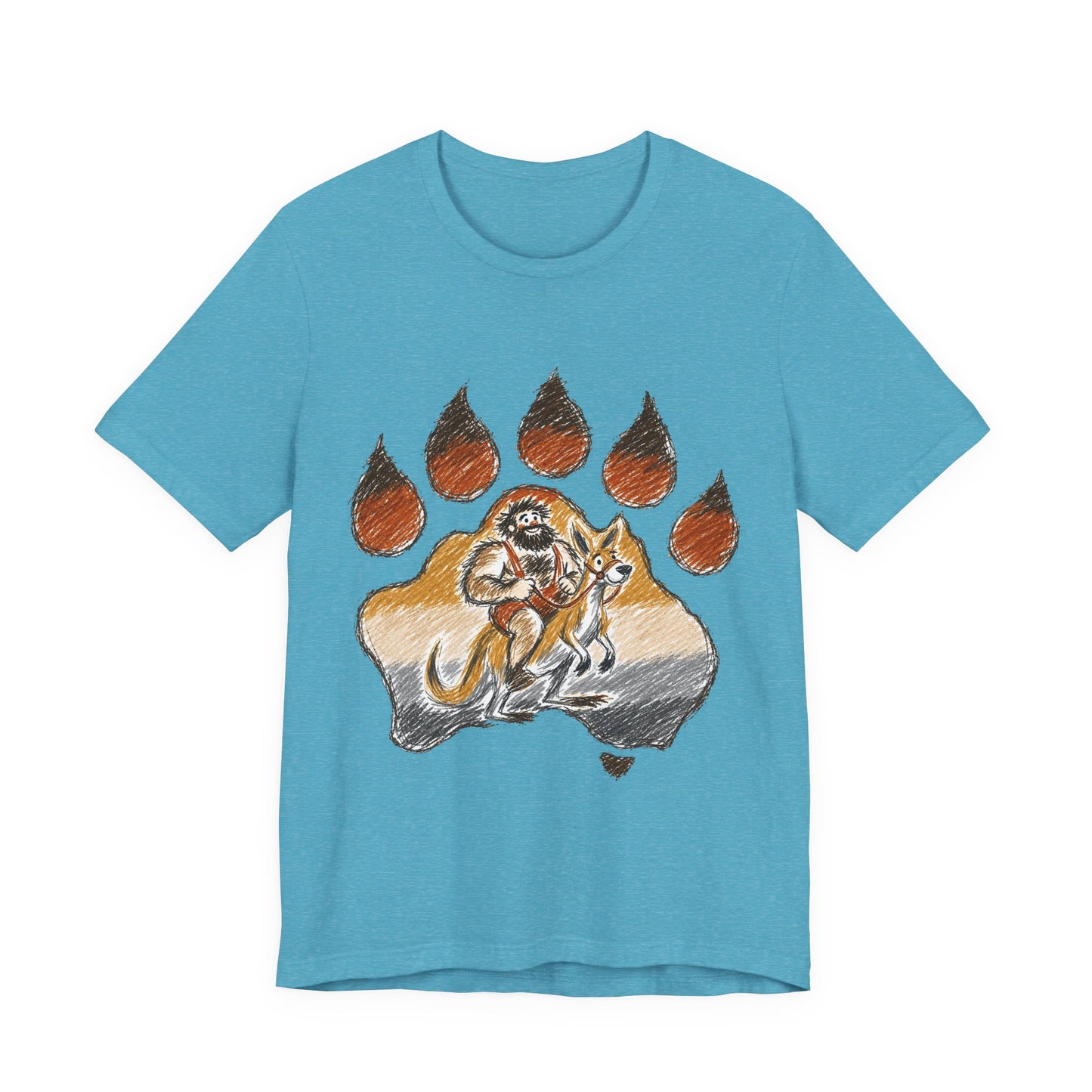 Bear Paw Adventure Tee — Mountain Camper Graphic T-Shirt