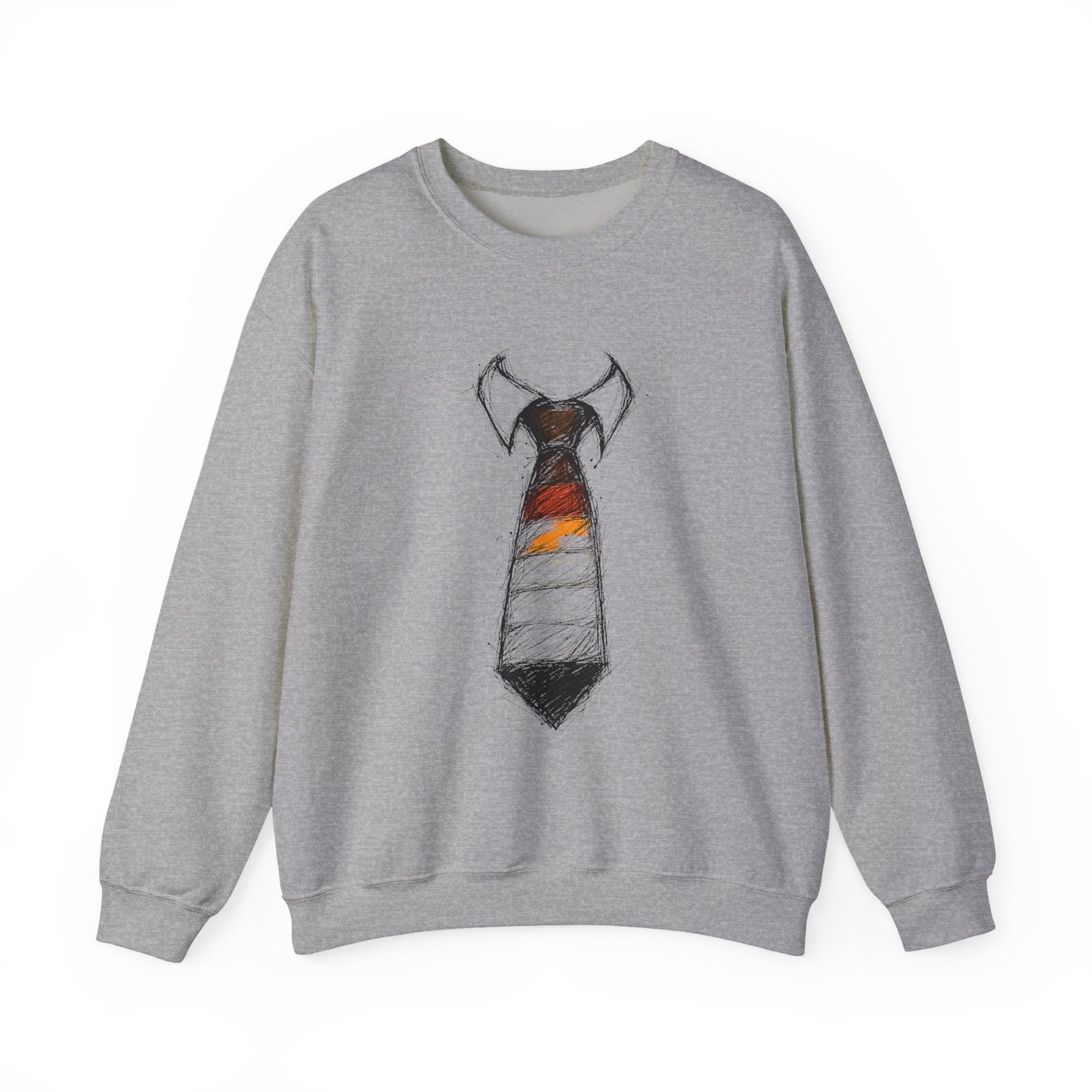Enchanting Striped Necktie Pride Graphic Top