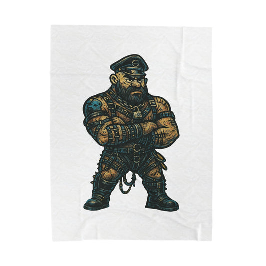 Modern Bear Pride Print Throw Blanket