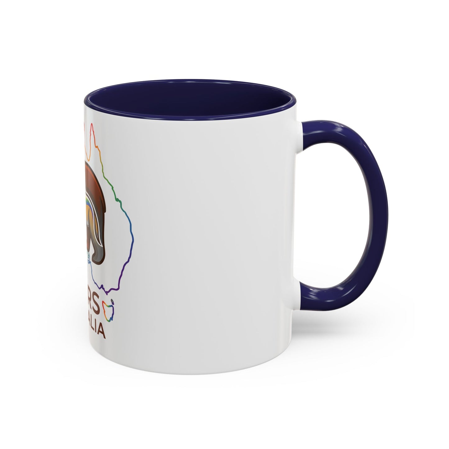 Astral Bears Australia Map Pride Two-Tone Coffee Mug