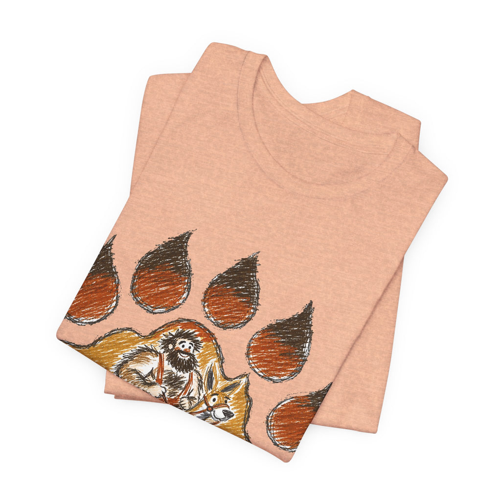 Bear Paw Adventure Tee — Mountain Camper Graphic T-Shirt