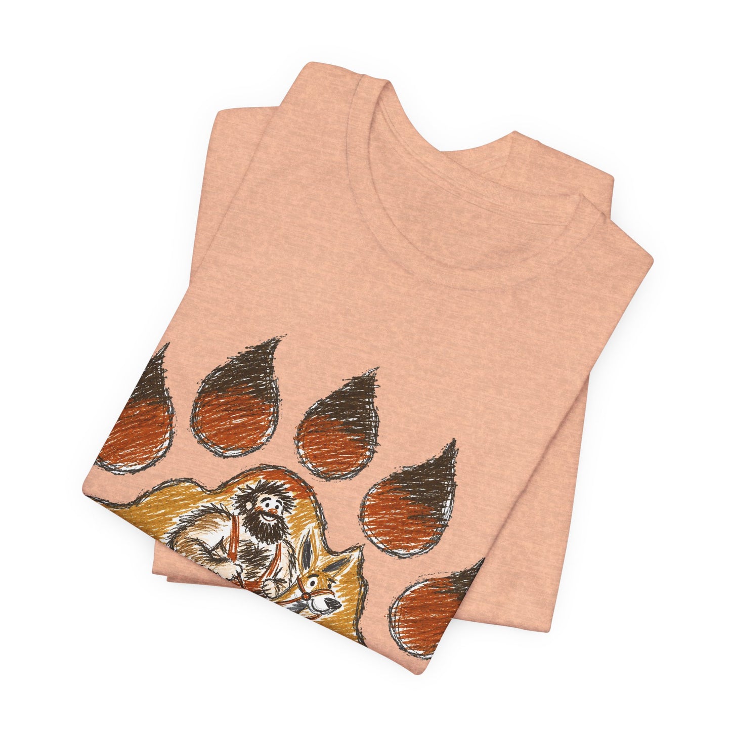 Bear Paw Adventure Tee — Mountain Camper Graphic T-Shirt