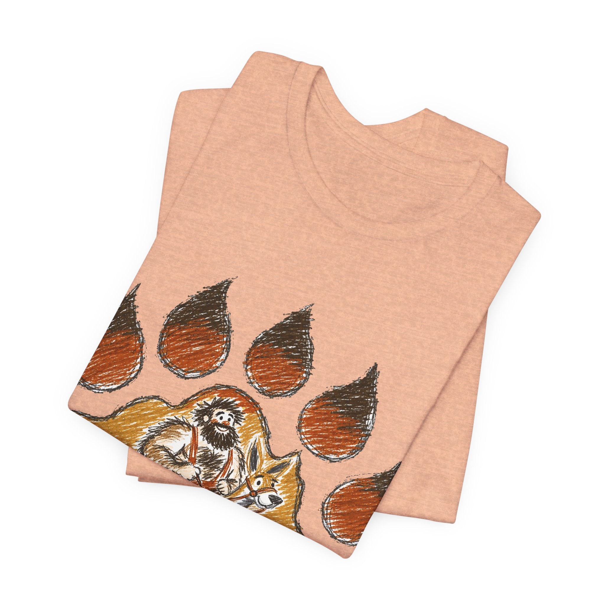 Bear Paw Adventure Tee — Mountain Camper Graphic T-Shirt