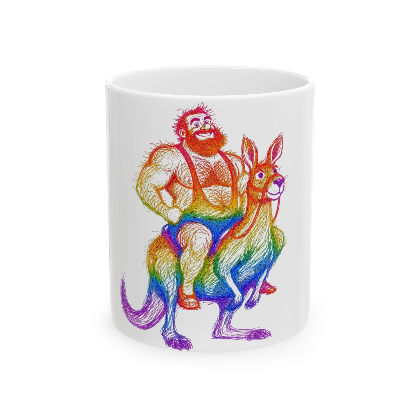 Stylish Colorful Pride Animal Coffee Cup