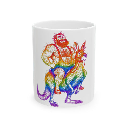 Stylish Colorful Pride Animal Coffee Cup