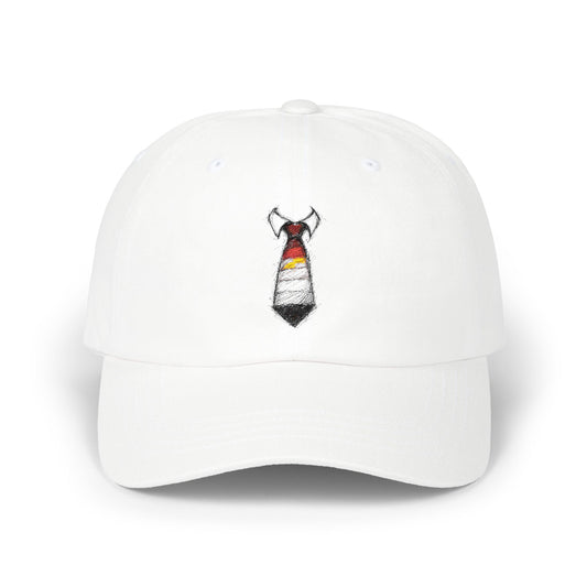 Vibrant Striped Necktie Pride Graphic Cap