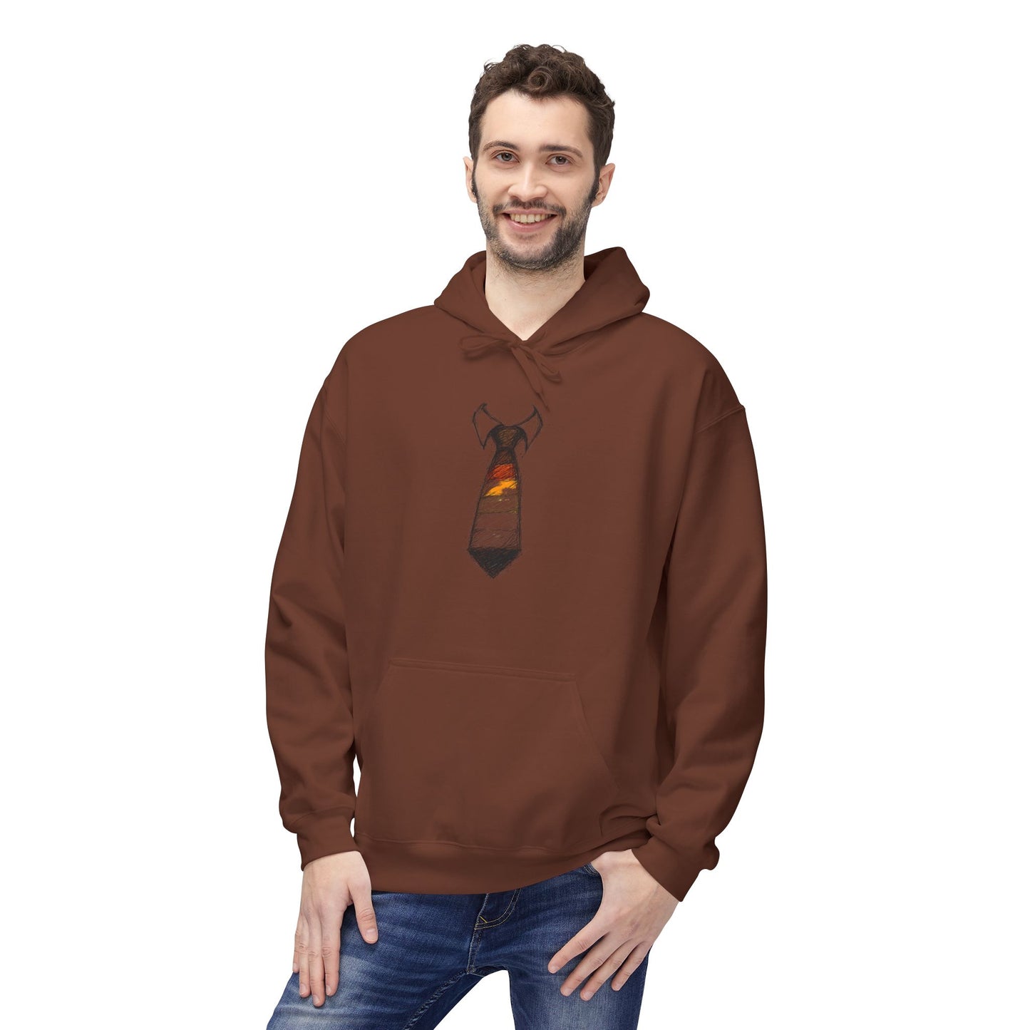 Immaculate Striped Necktie Pride Graphic Hoody