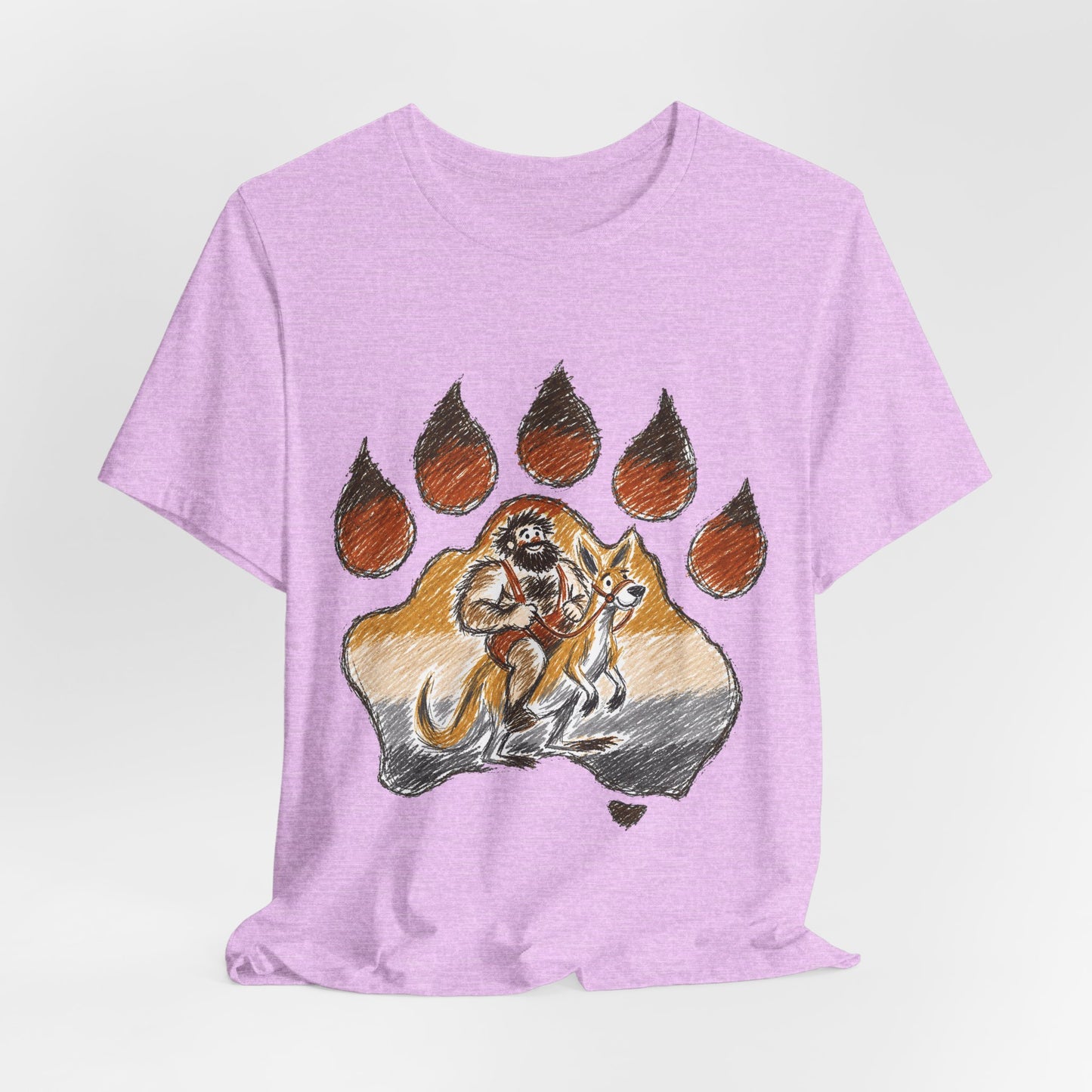 Bear Paw Adventure Tee — Mountain Camper Graphic T-Shirt