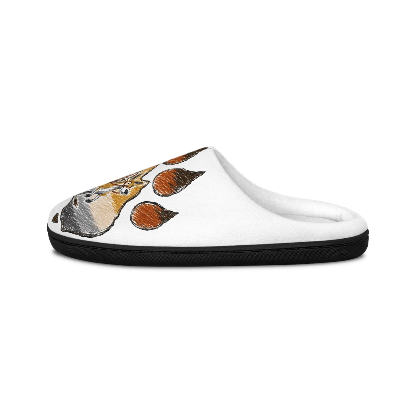 Traditional White Animal Pride Lounge Slippers