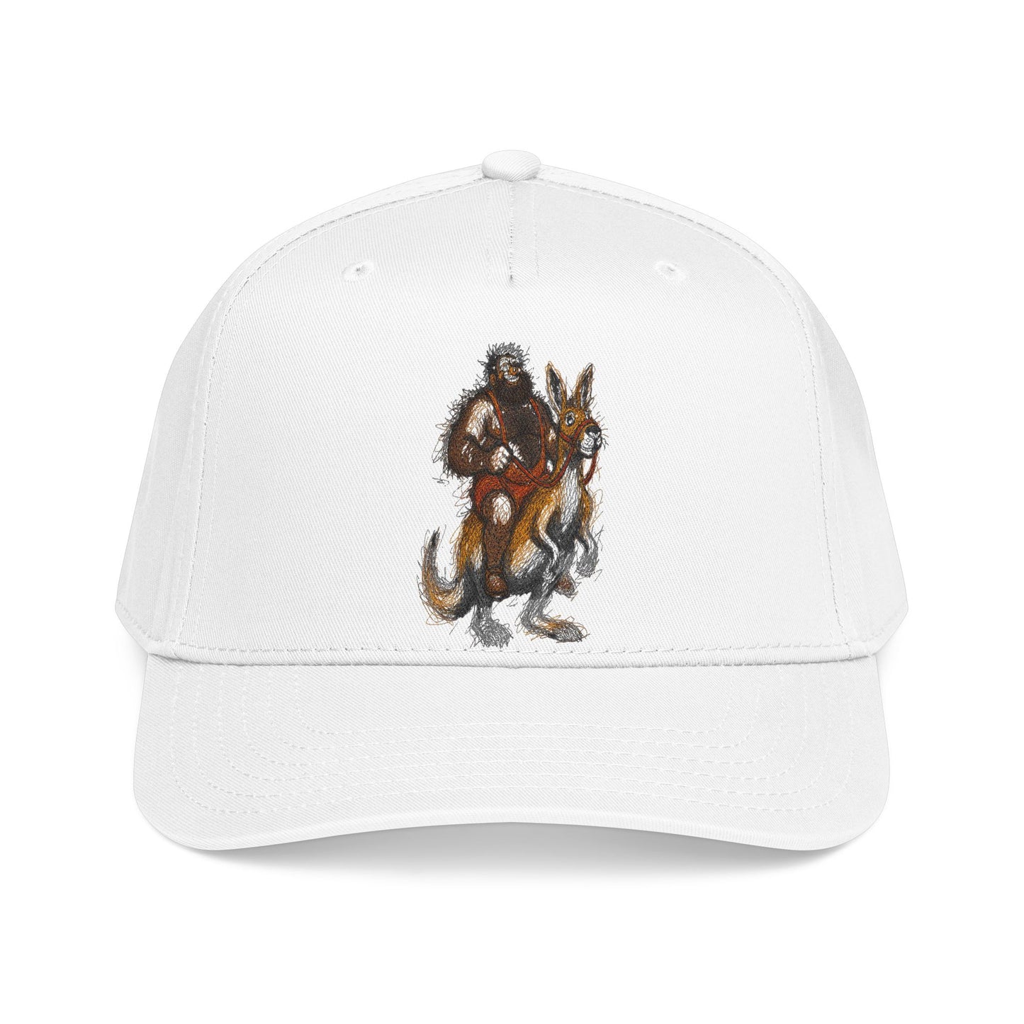 Casual Bear Kangaroo Print Baseball Hat