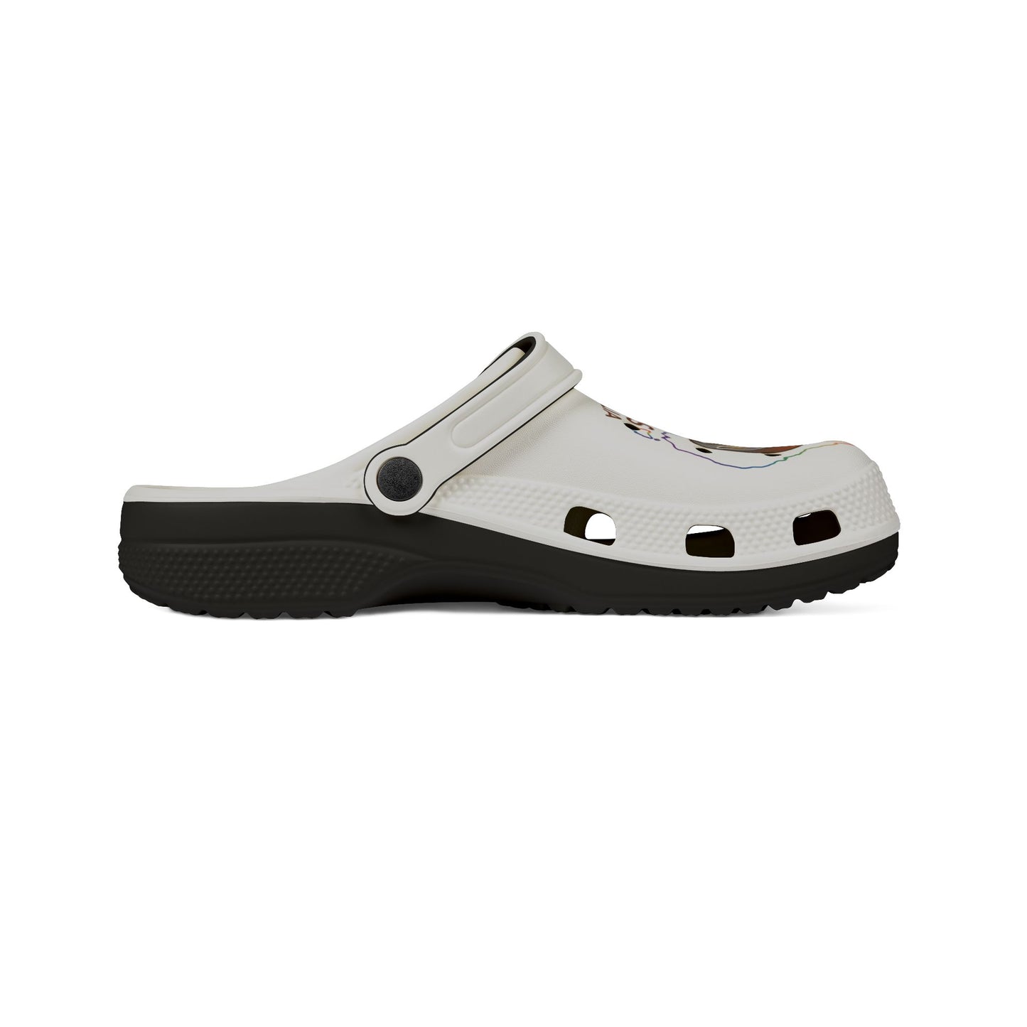 Comfortable Bears Australia Rainbow Graphic Clog Shoes