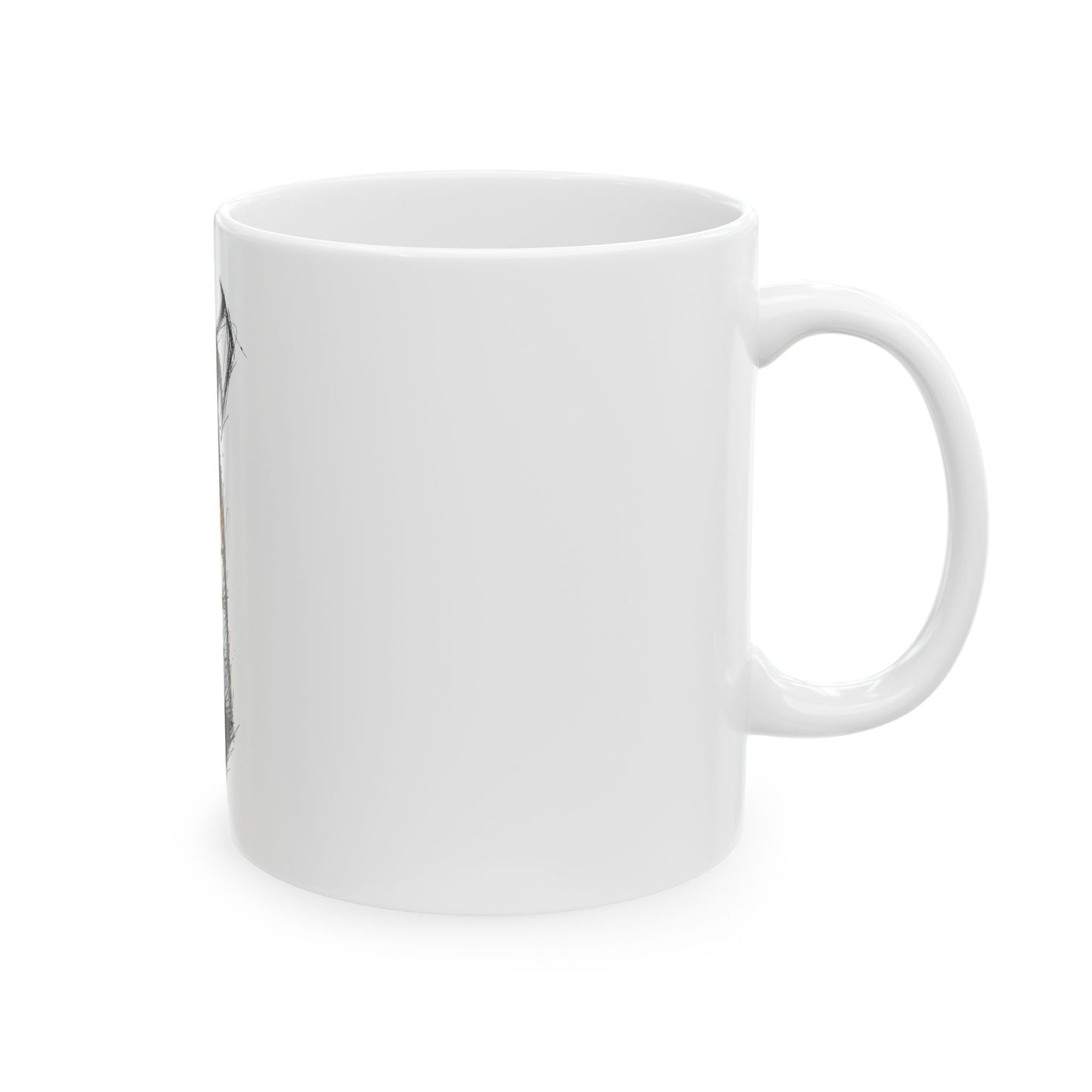 Brilliant Bear Pride Necktie Graphic Ceramic Mug