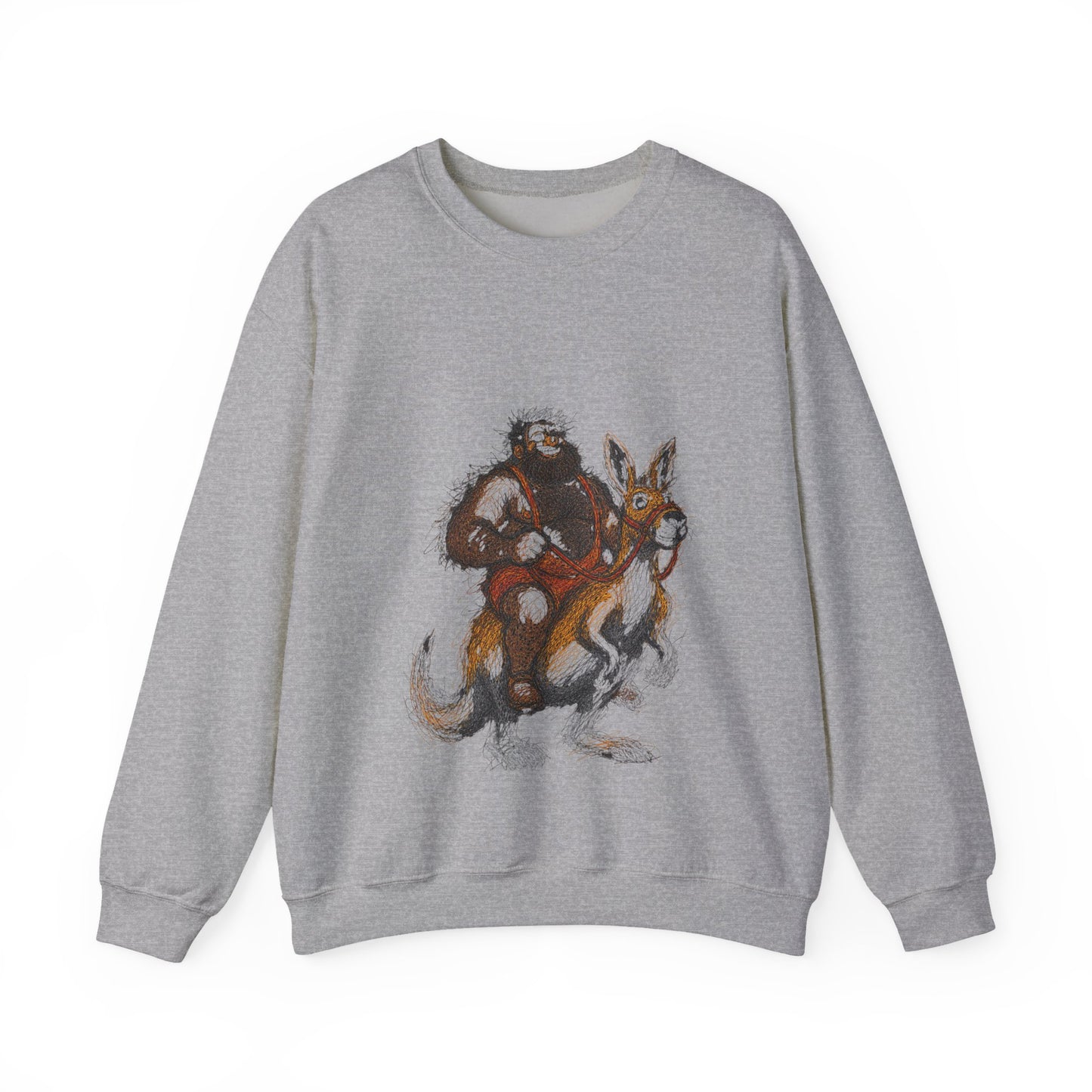 Supreme Bear Kangaroo Graphic Crewneck Sweatshirt