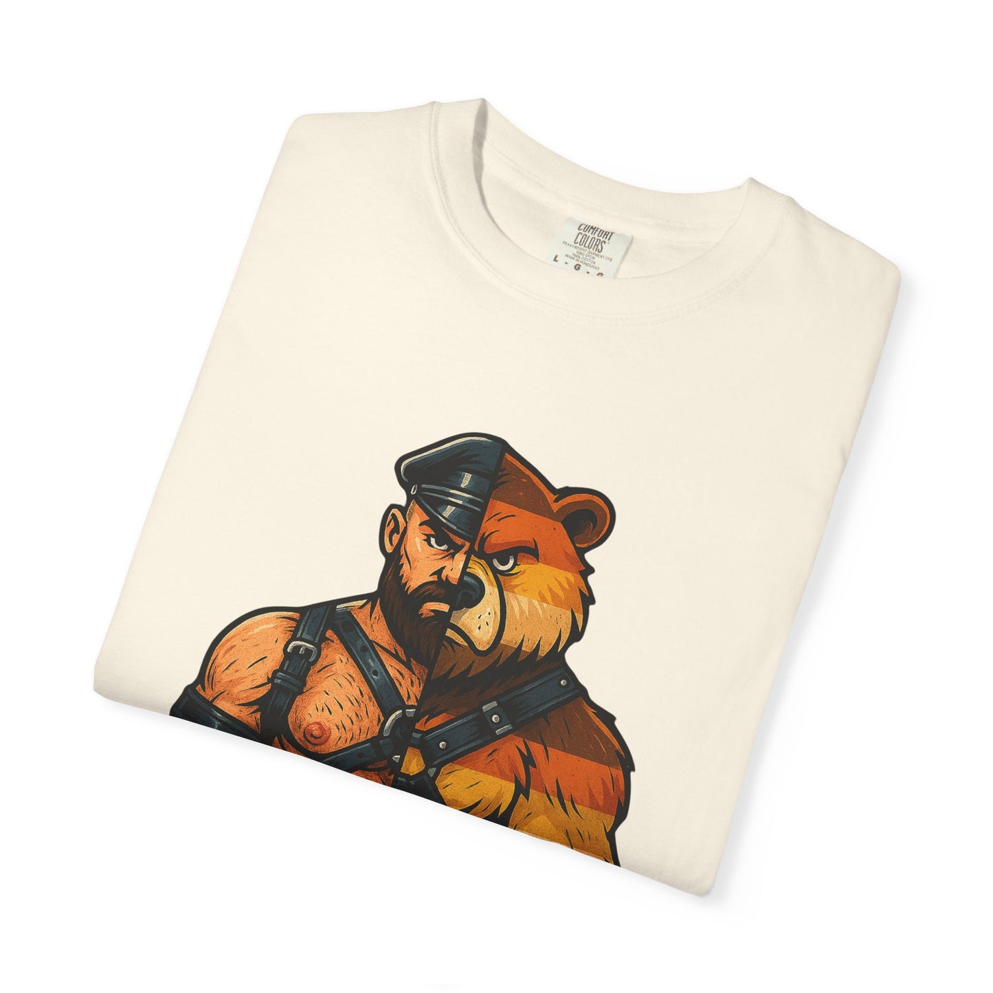 Celeste Bear Brotherhood Split Graphic T-Shirt