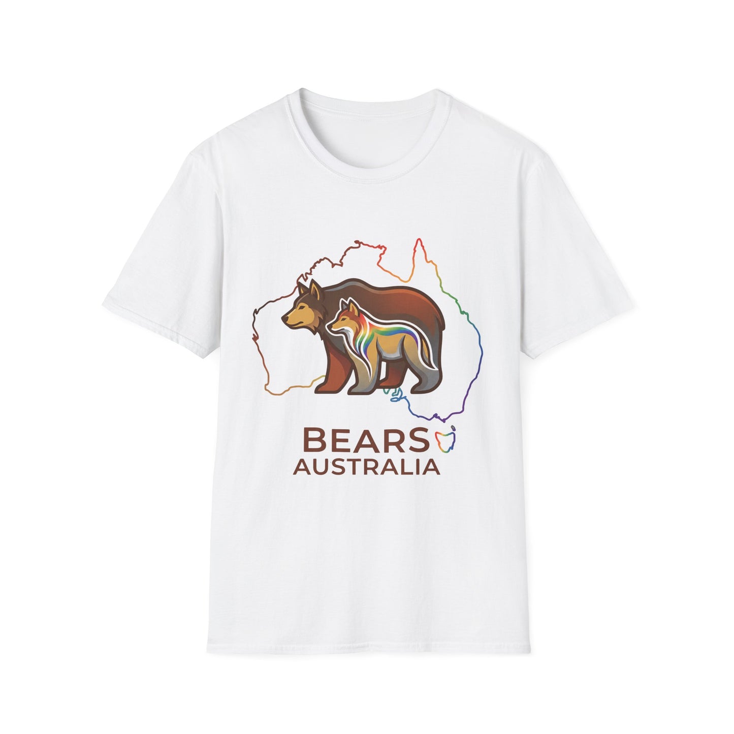 Astral Bears Australia Map Pride T-Shirt