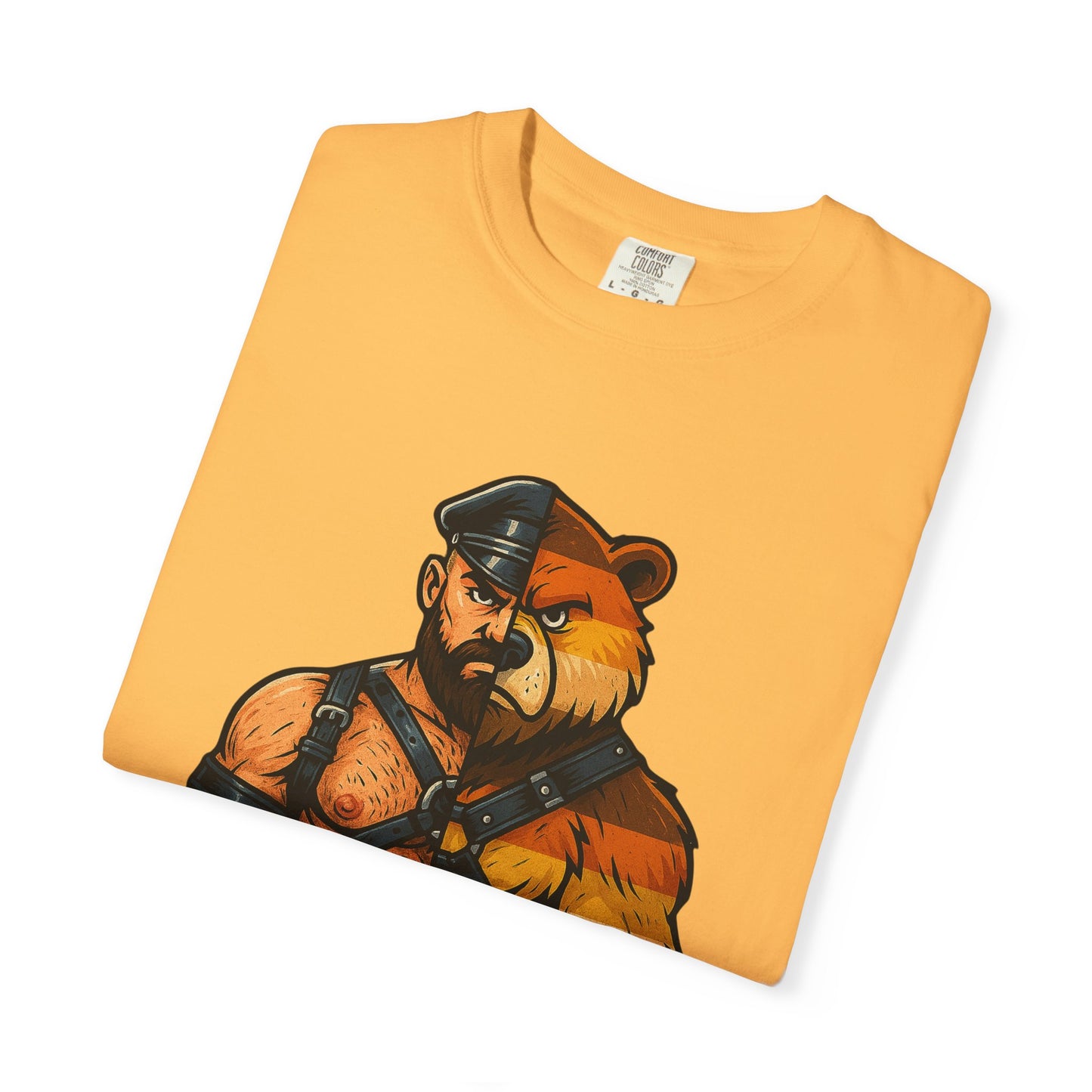 Celeste Bear Brotherhood Split Graphic T-Shirt