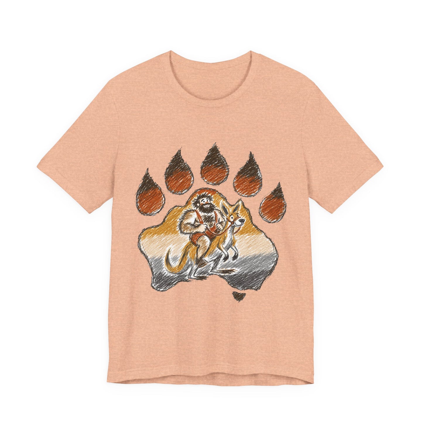 Bear Paw Adventure Tee — Mountain Camper Graphic T-Shirt