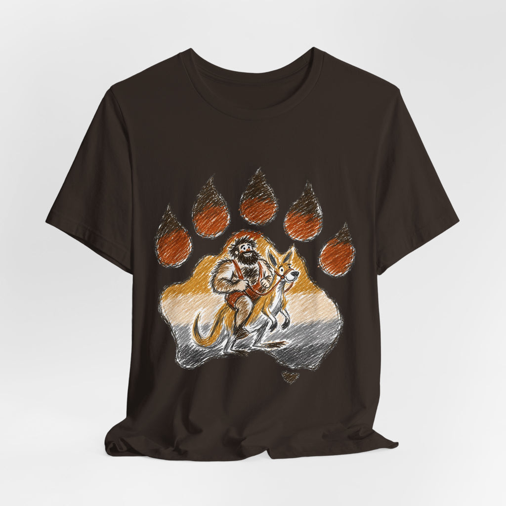 Bear Paw Adventure Tee — Mountain Camper Graphic T-Shirt