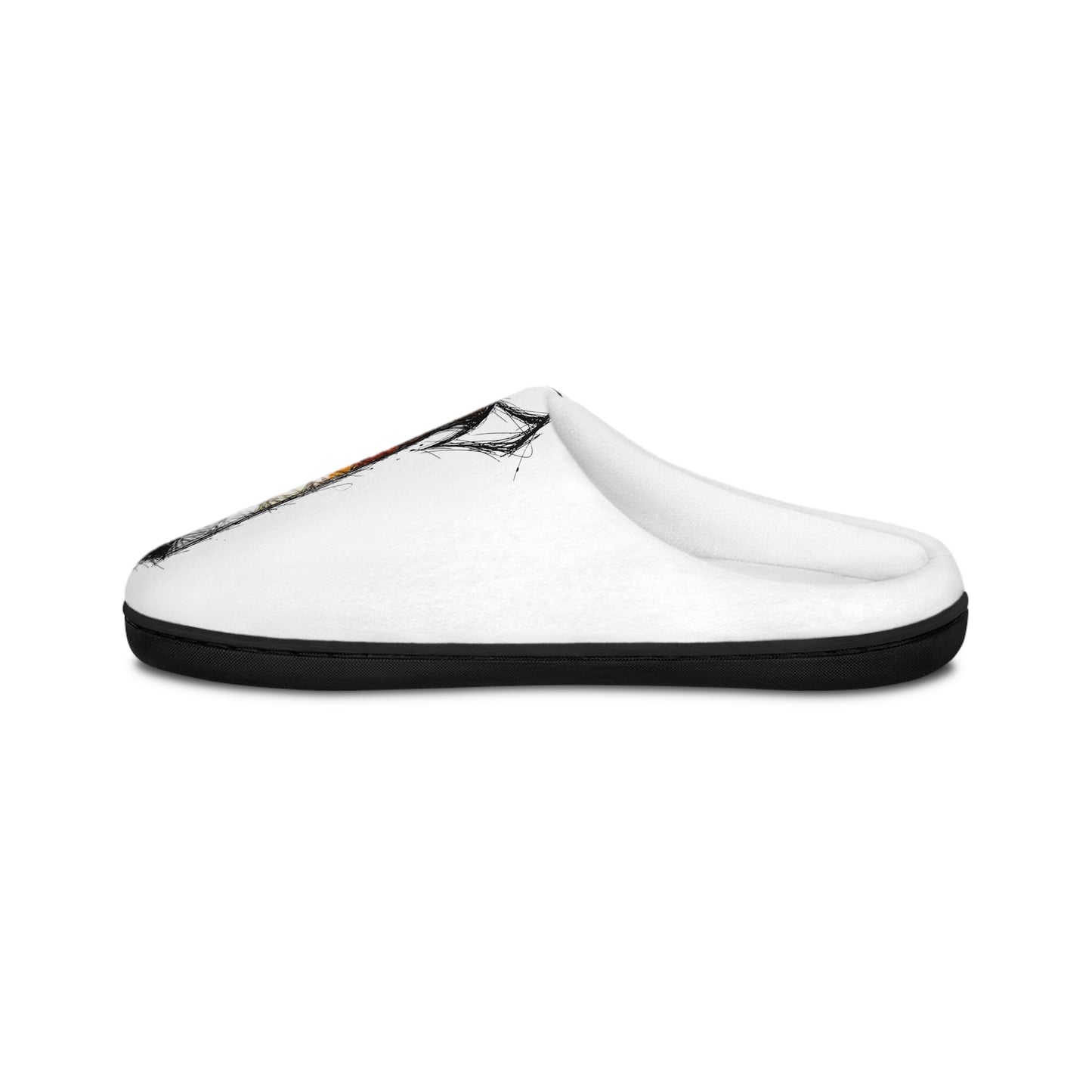 Brilliant Bear Pride Necktie Graphic House Slippers