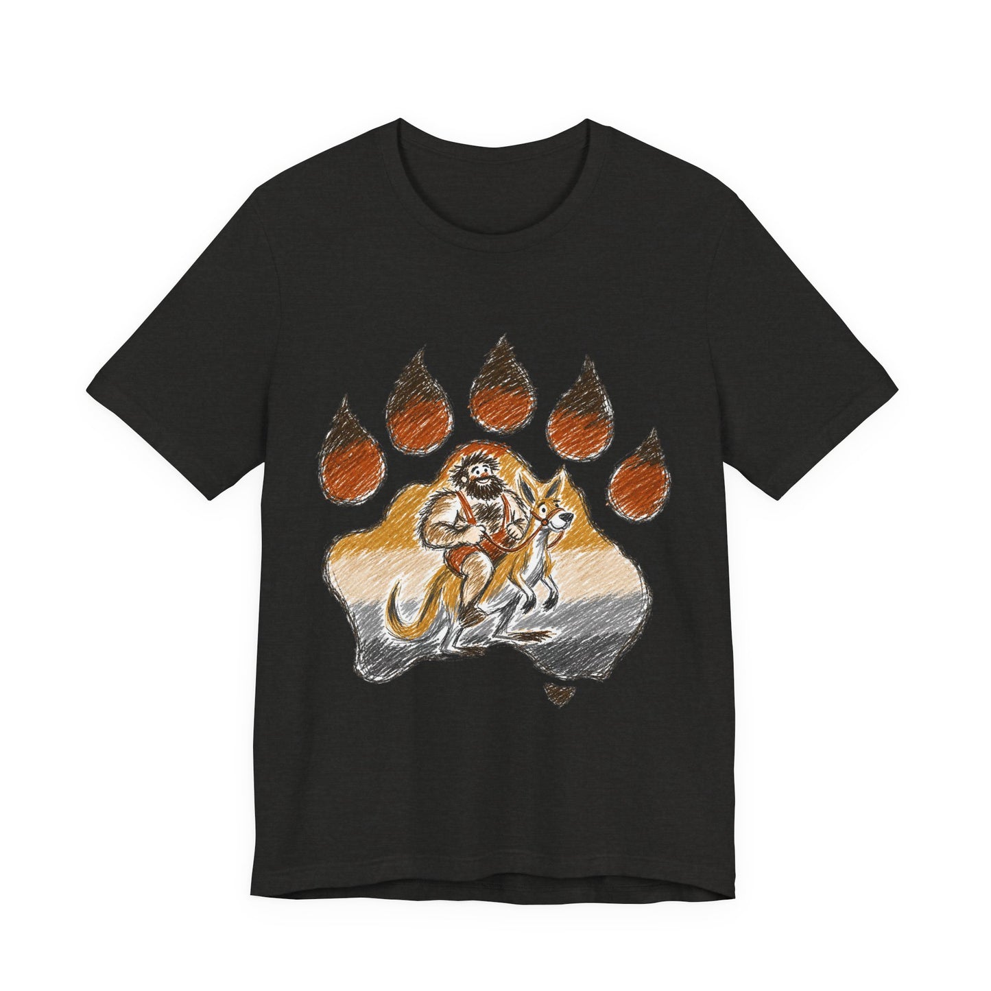 Bear Paw Adventure Tee — Mountain Camper Graphic T-Shirt