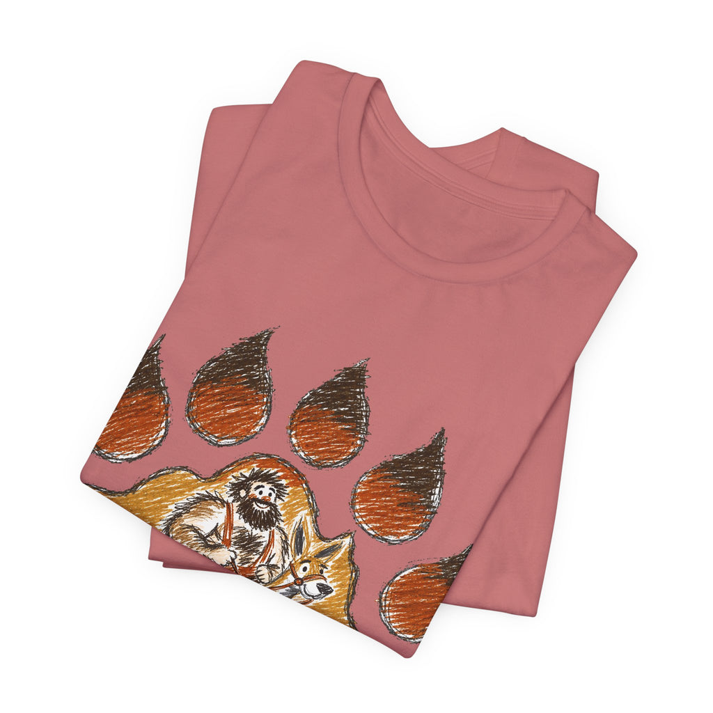 Bear Paw Adventure Tee — Mountain Camper Graphic T-Shirt