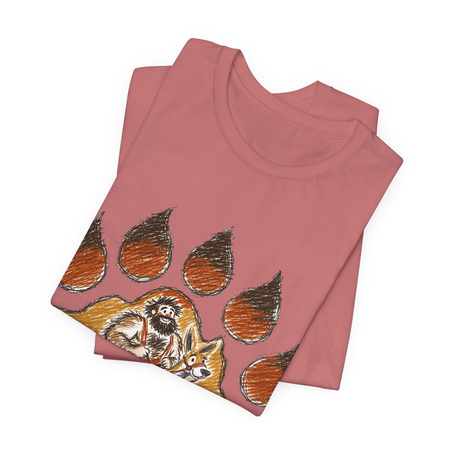 Bear Paw Adventure Tee — Mountain Camper Graphic T-Shirt