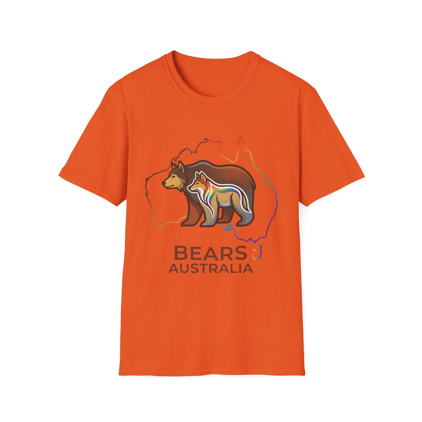 Astral Bears Australia Map Pride T-Shirt