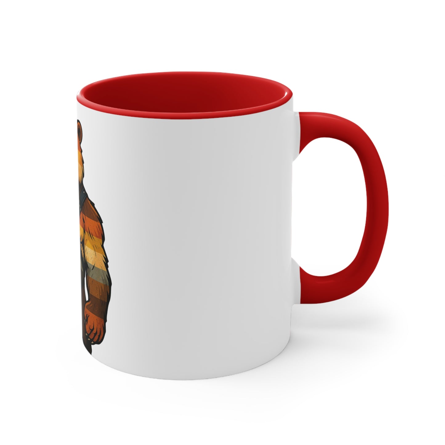 Celeste Bear Brotherhood Split Graphic Two-Tone Coffee Mug